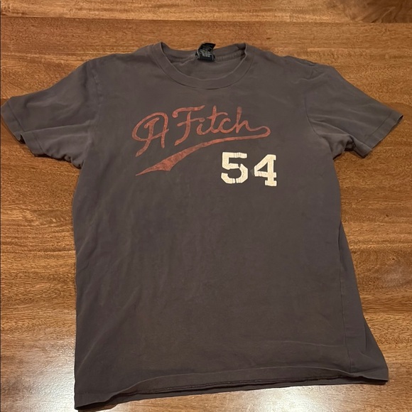 Abercrombie & Fitch Men's Brown Graphic T-Shirt muscle Medium - Picture 1 of 4